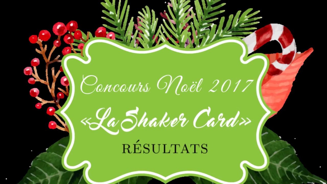 Concours Shaker Card : Résultats