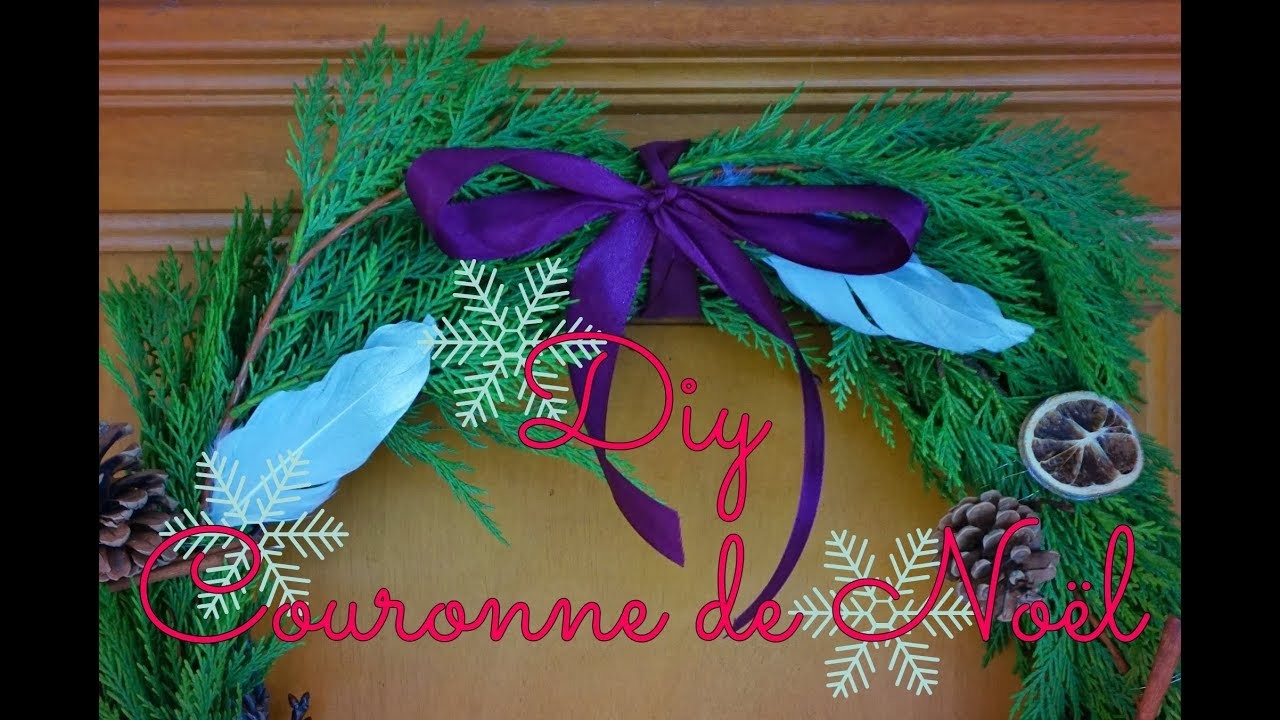 [ DIY #4 ] Fabriquer une couronne de Noël (matériaux naturels)