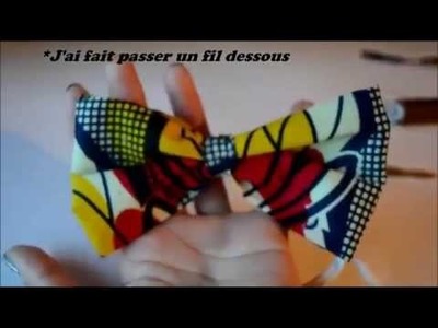 DIY  noeud papillon en wax (simple et rapide)