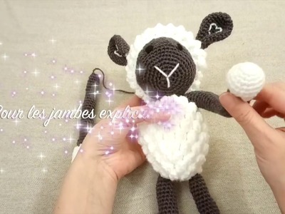 Mouton doudou amigurumi crochet 2.2