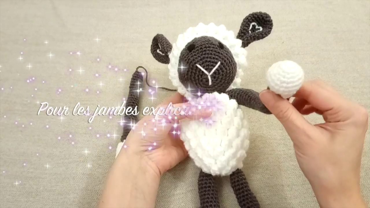 Mouton doudou amigurumi crochet 2.2
