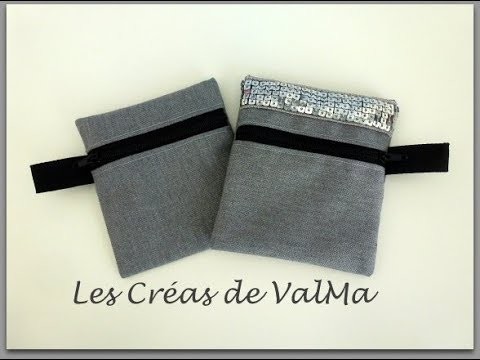 Porte-monnaie - cartes - accessoire de sac - Tuto couture ValMa Créas