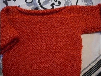 Tuto tricot brassière pull bébé