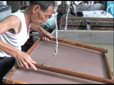 Hanji  (한지-韓紙) - Fabrication du papier traditionnel Coréen