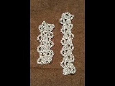 TUTO crochet : N° 1 Forme verticale très facile. crochet tutorial: vertical shape