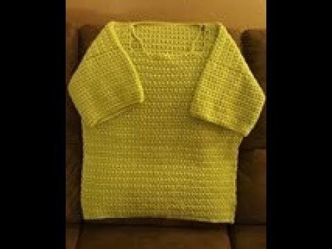 TUTO Crochet : un pull très facile à faire !