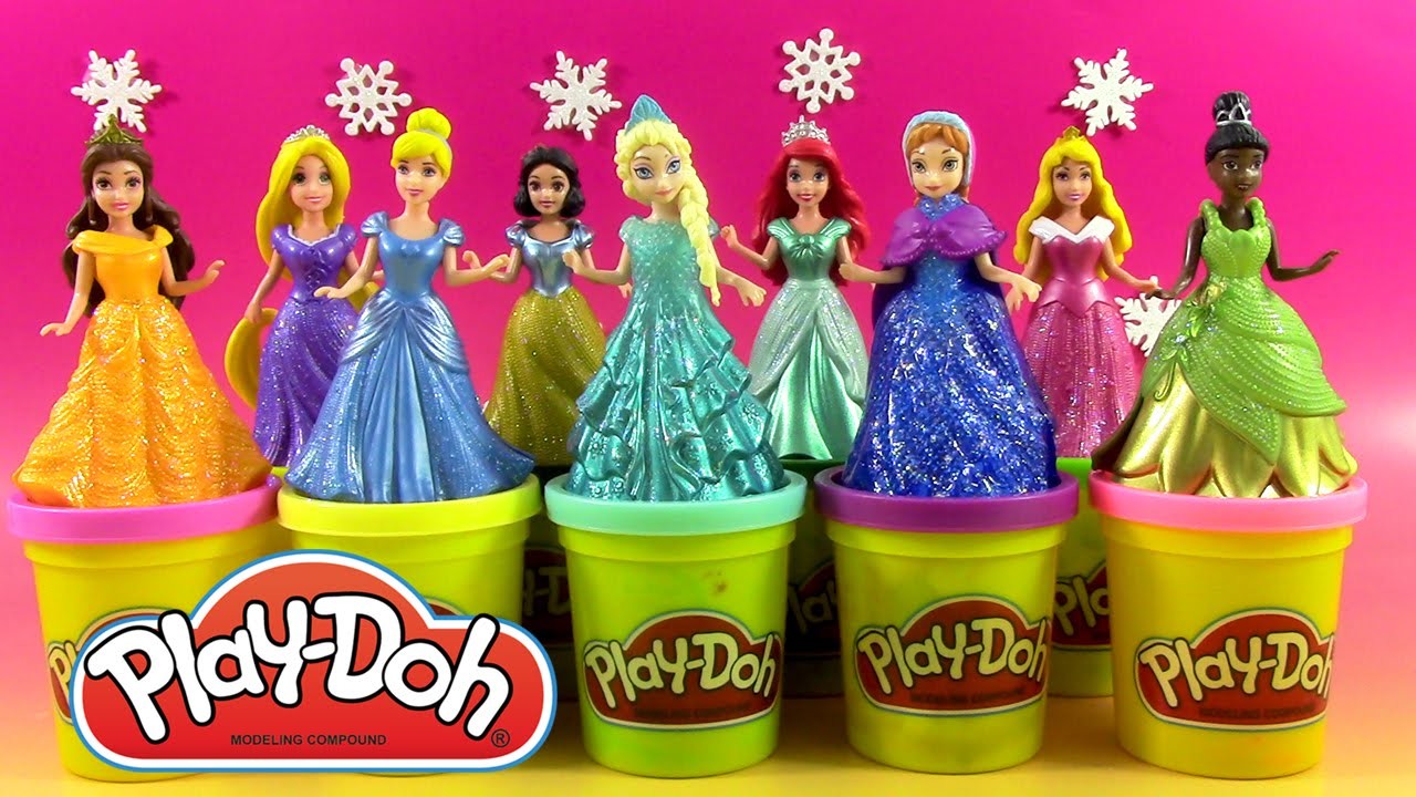9 Disney Princesses Magiclip Pâte à modeler Play Doh ♥ Doh Vinci