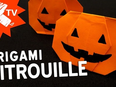 Origami citrouille Halloween ????