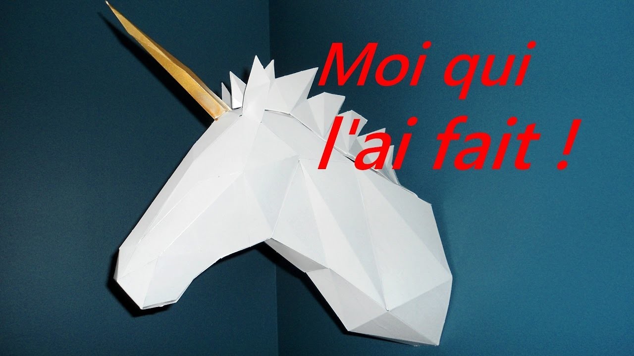 [Revue] Une licorne papercraft à faire soi-même !