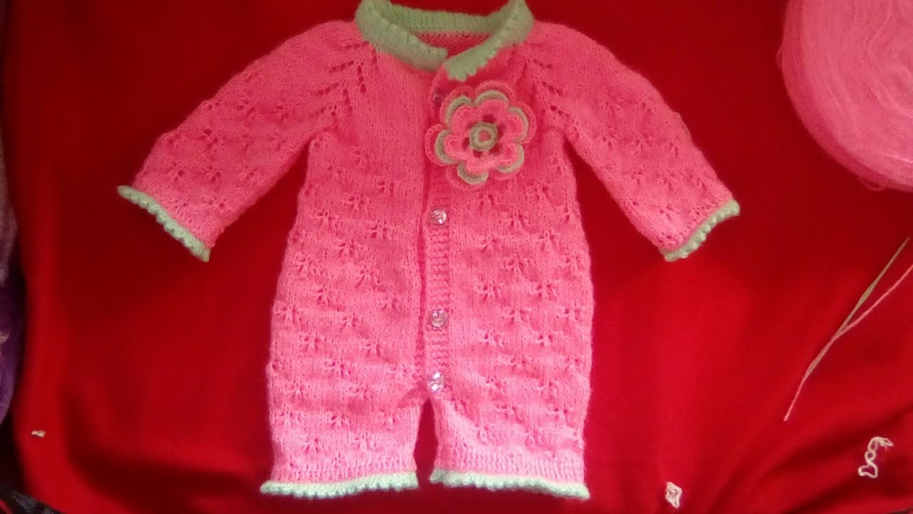 Tuto tricot : Combinaison bébé. barboteuse bébé. grenouillère bébé au tricot 0-10 mois 02