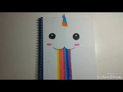 DIY #1 Cahier Licorne