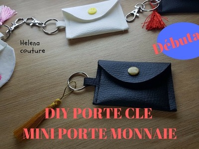 DIY PORTE CLÉ MINI PORTE MONNAIE - Helena Couture