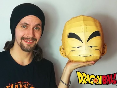 DIY : Tête de Krilin Géante en Papier ! Papercraft Dragon Ball