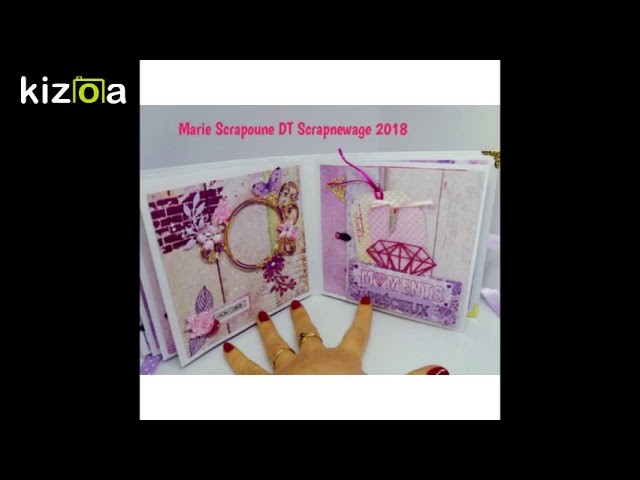 Montage Vidéo Kizoa: Mini album scrapbooking DT Scrapnewage