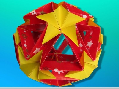 Origami modulaire, Kusudama ⭐ « Étoile » ????