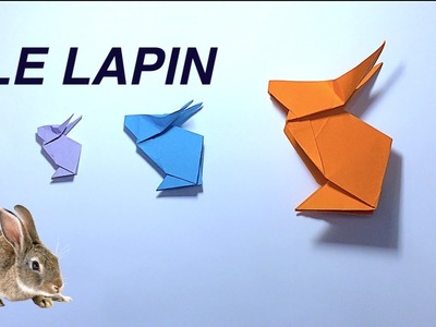 Comment faire un lapin en Origami ? ( Origami facile )