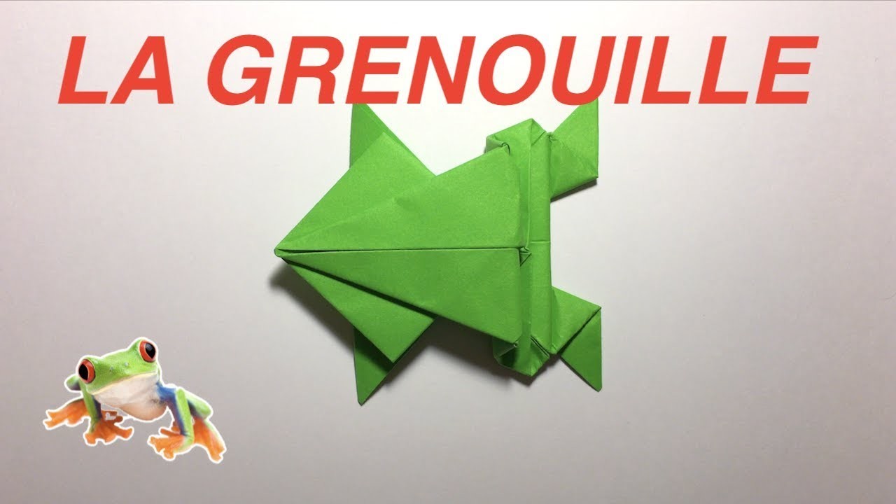 Comment faire une grenouille en origami ?