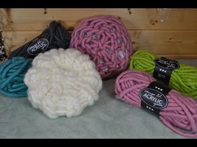 Comment tricoter sans aiguille ni crochet la laine XL ???? tutoriel Loisirs Créatifs