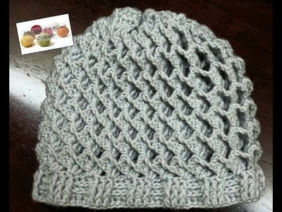 Crochet Bonnet point en 3D