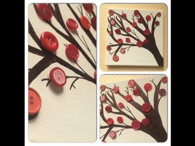 ♡ Déco ♡  ☼ Un arbre en vieux boutons ☼