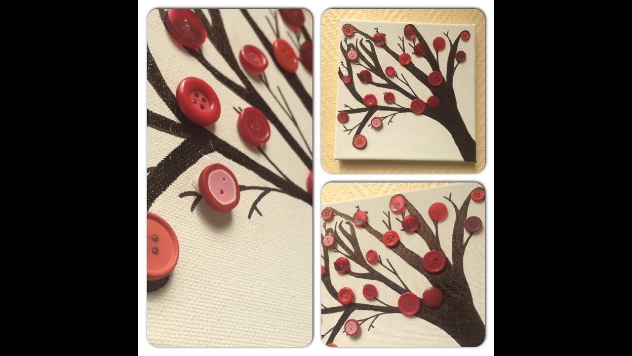 ♡ Déco ♡  ☼ Un arbre en vieux boutons ☼