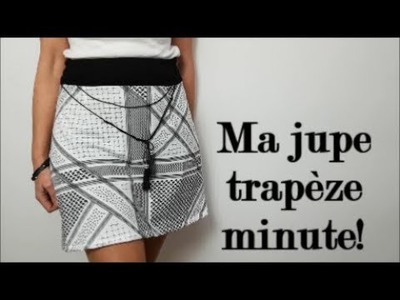 DIY couture facile: Comment coudre une jupe trapèze- sans patron-!