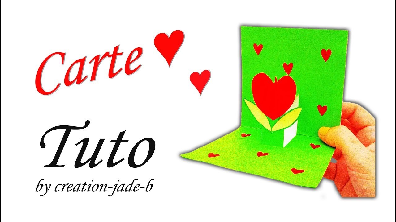 ???? DIY Saint-Valentin - Carte en 3D Cœur ! ♥