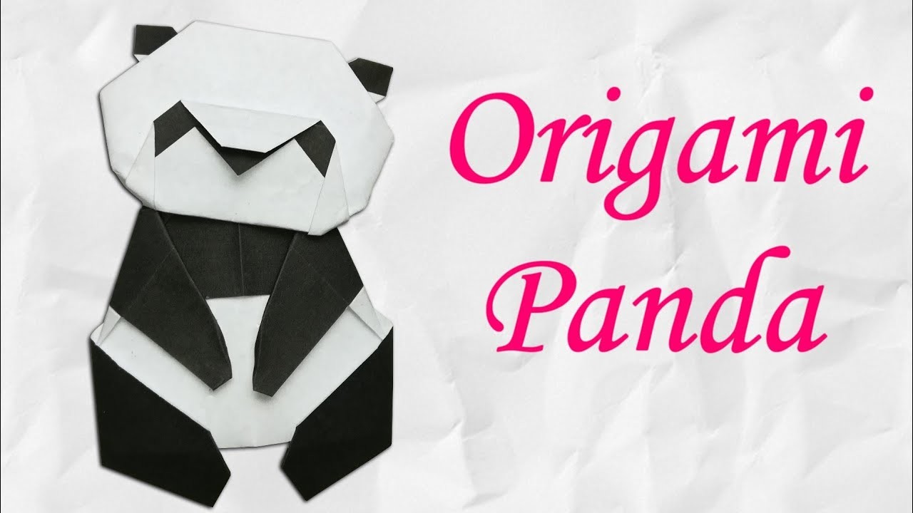 Origami : Panda en papier !
