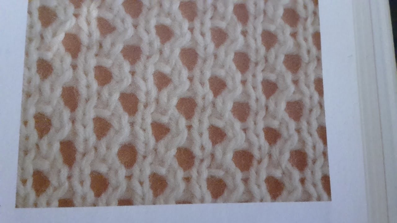 Tricot ajouré: point perforé