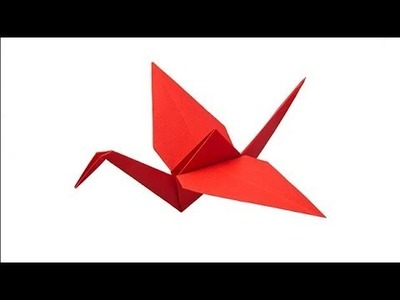 Tuto : comment faire un oiseau en origami