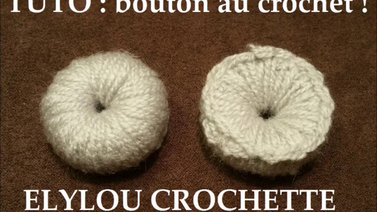 TUTO crochet : Bouton facile. crochet tutorial: easy button
