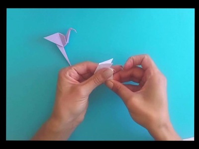 Tutoriel - Origami flamant rose