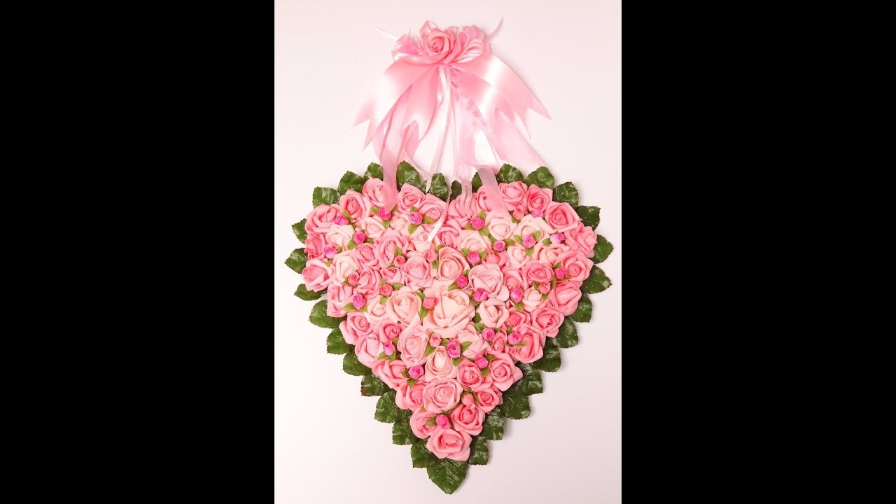 Weddings wreath DIY Tutorial  Heart of Roses No.24  Mariage Vintage Coeur de Roses Tutoriel