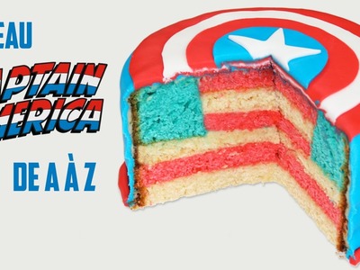 Gâteau Captain America