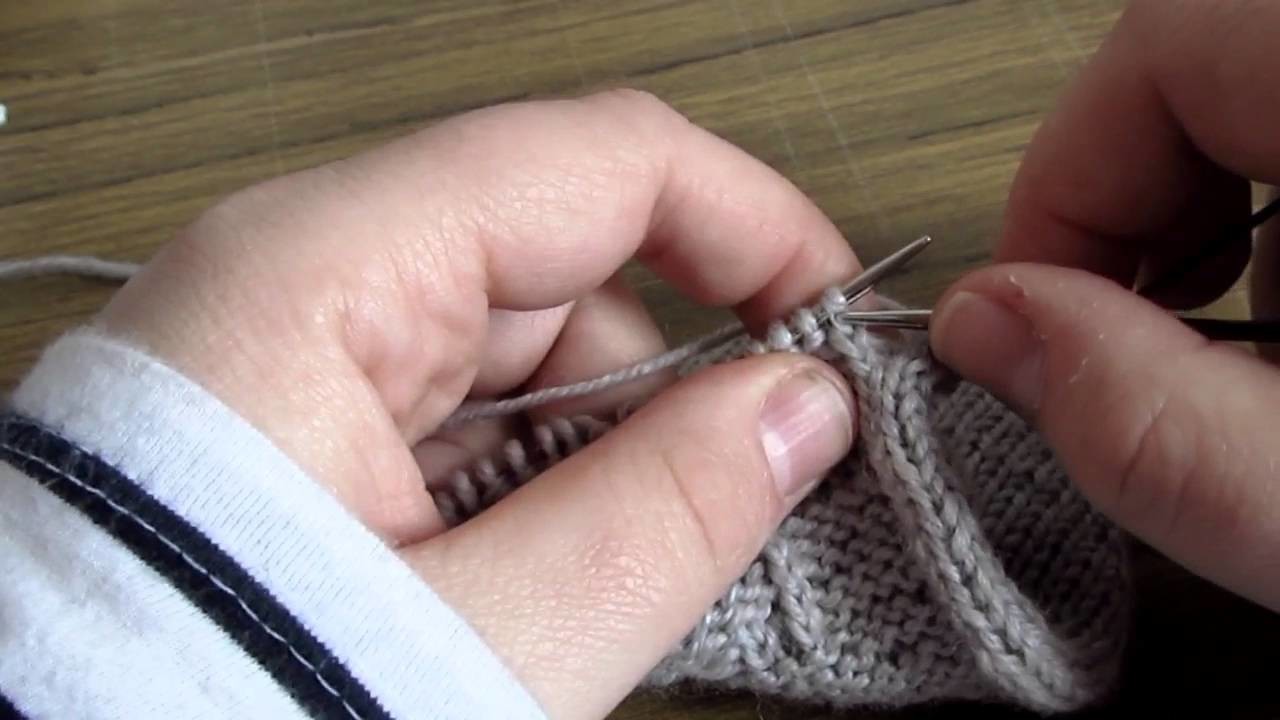 Je tricote en rond, mais l'endroit est à l'intérieur de mon travail, que faire ?