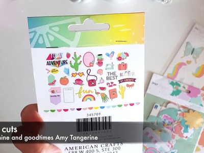 Nouvelles collections scrap 2018 American Craft (Dear Lizzy, 1canoe2, Amy Tangerine)