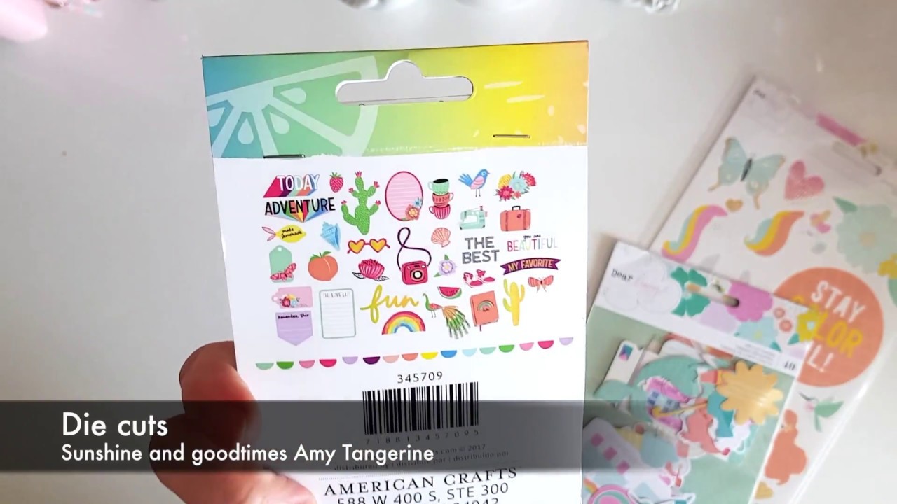 Nouvelles collections scrap 2018 American Craft (Dear Lizzy, 1canoe2, Amy Tangerine)