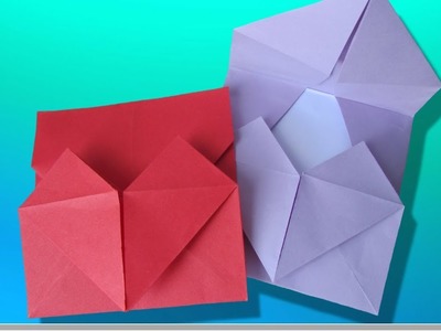 Origami : ???? Enveloppe avec ???? un cœur