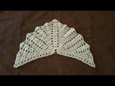 TUTO crochet : Le châle Séraphina, facile. crochet tutorial: seraphina shawl