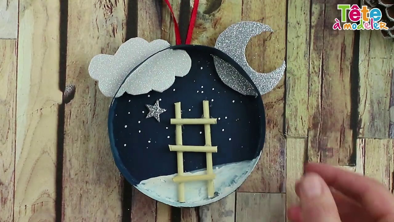 ????✂ [TUTO] Décor d'hiver en boîte de camembert - Une vidéo by Tête à modeler