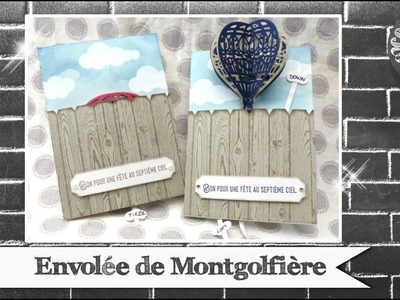 Vidéo-Tuto "Carte Envolée de Montgolfière" par Coul'Heure Papier