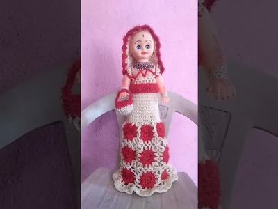 Crochet doll dresses