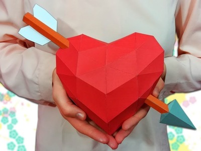 DIY : Coeur en papier ! Cœur en papercraft