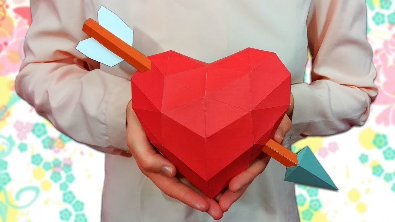 DIY : Coeur en papier ! Cœur en papercraft