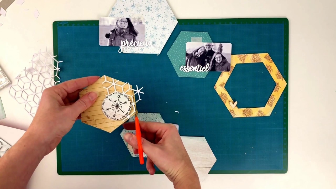 DIY - Déco murale hexagones