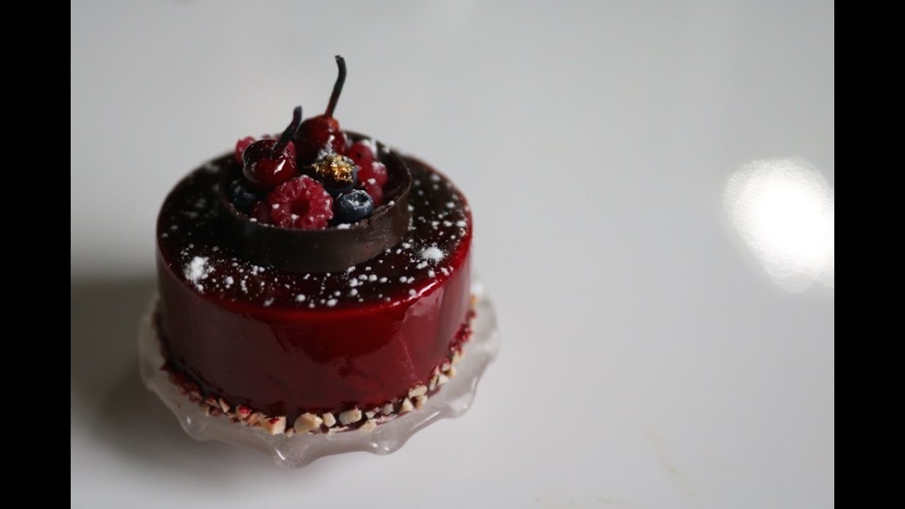 -Polymer Clay- BERRY CAKE Tutorial