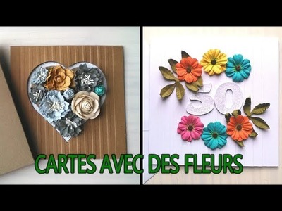 Tuto scrapbooking - Carterie - Tuto DIY Cartes faciles avec des fleurs