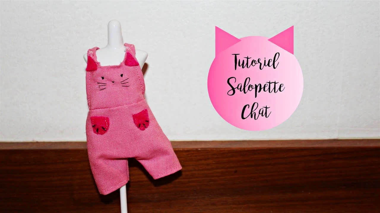 [ Tutoriel ] ▷ Salopette chat pour Pullip et Bjd - DIY