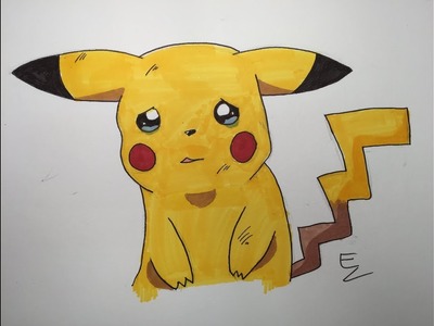 Dessin Pikachu - Speed Drawing