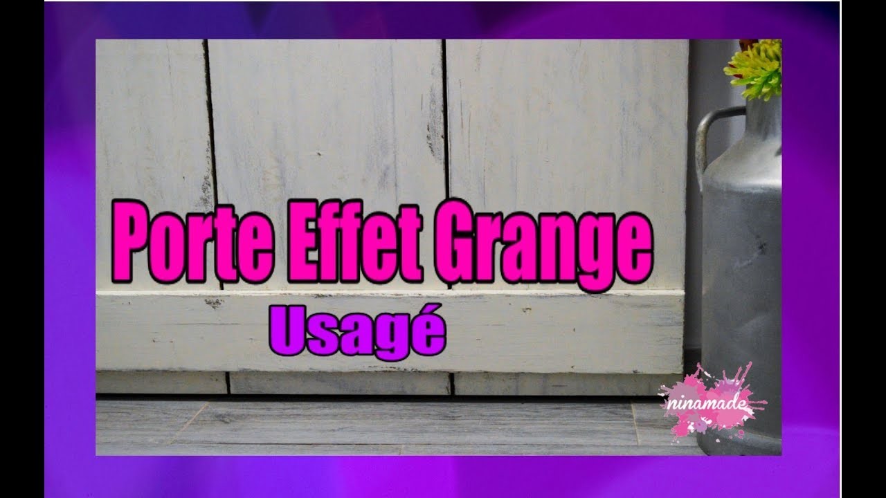 DIY. Comment Faire Une Porte Effet Grange. How To Make a Barne Door